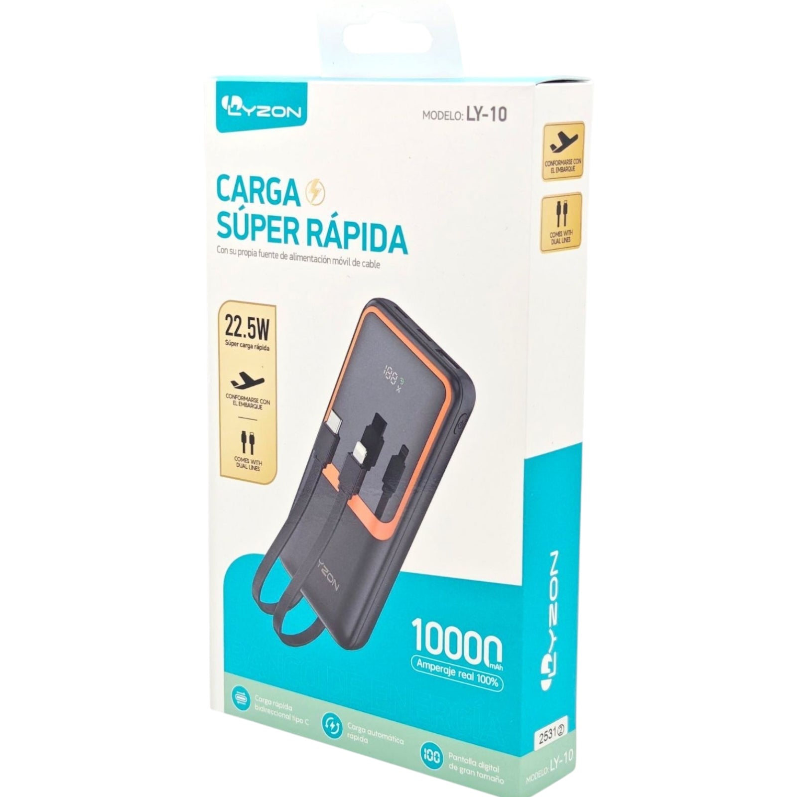 Pila Power Bank LYZON LY-10 Imagen principal del producto