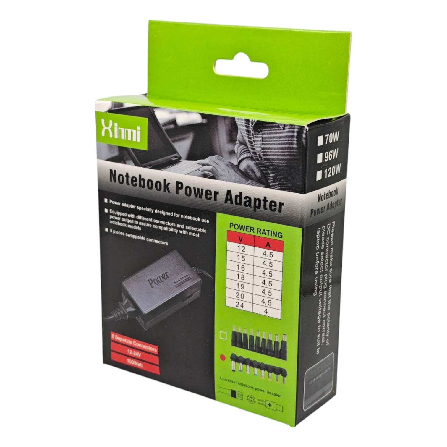 CARGADOR UNIVERSAL PARA LAPTOP Imagen principal del producto