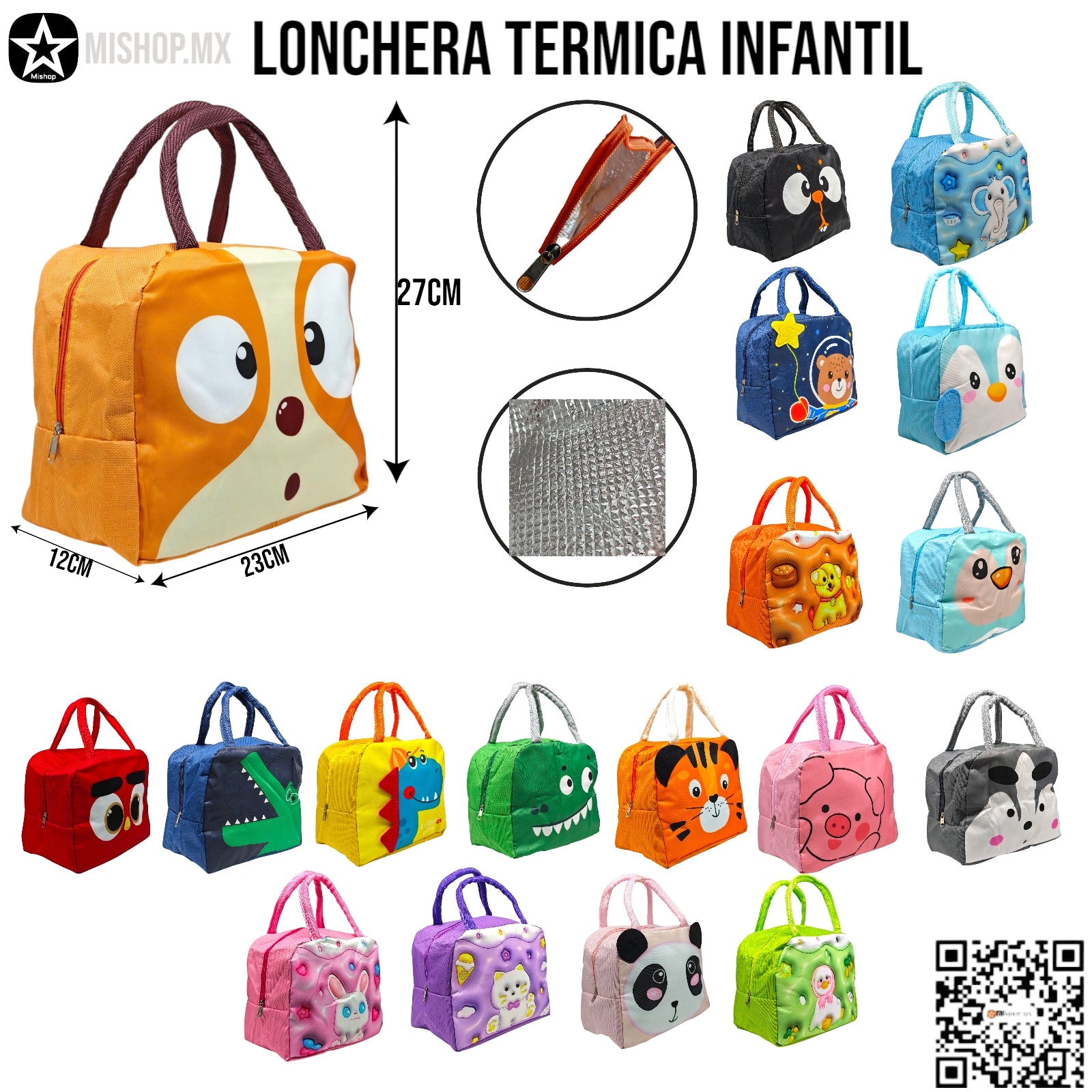 Lonchera Térmica Infantil ZENYU Imagen principal del producto