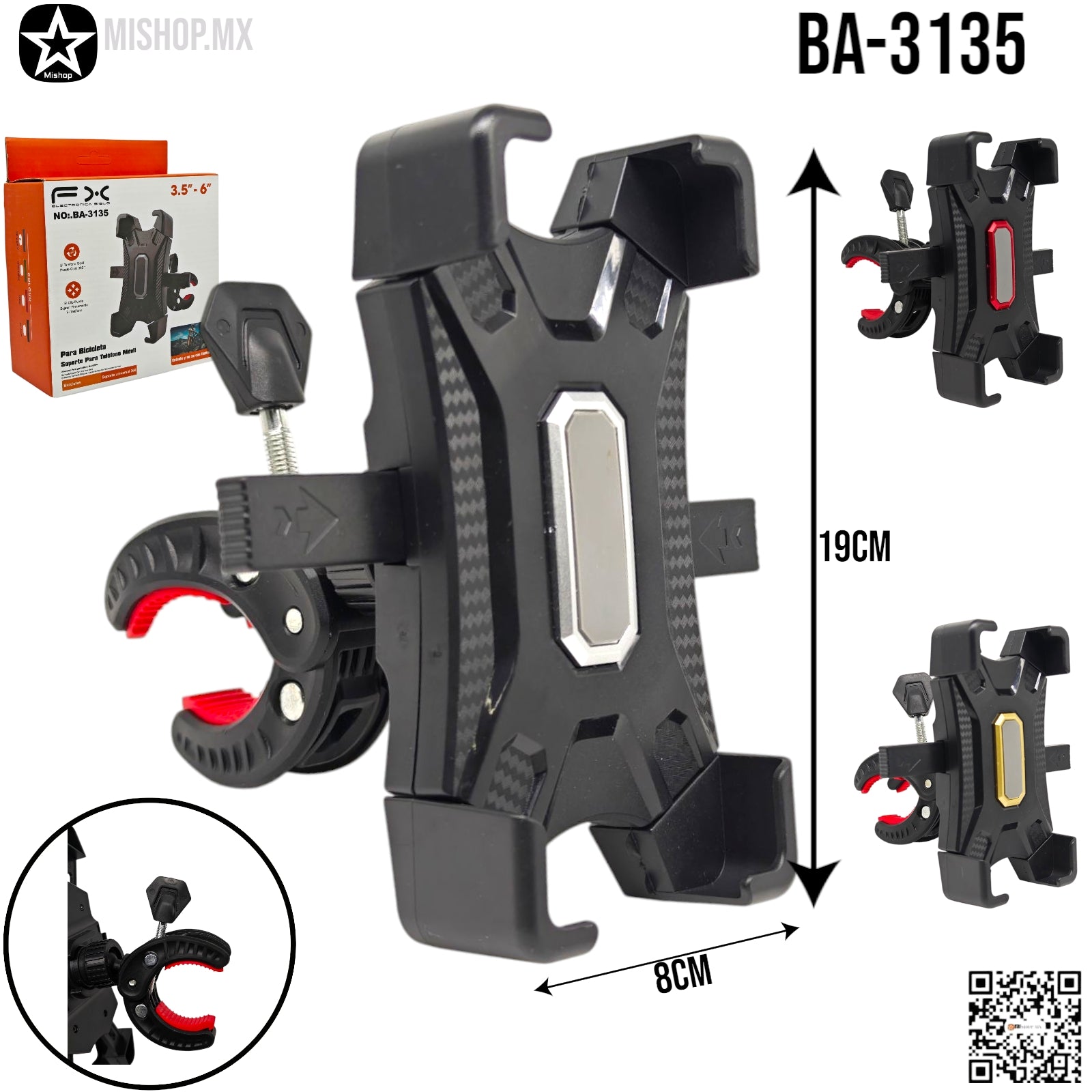 Soporte De Celular Para Bicicleta FX  BA-3135 Imagen principal del producto
