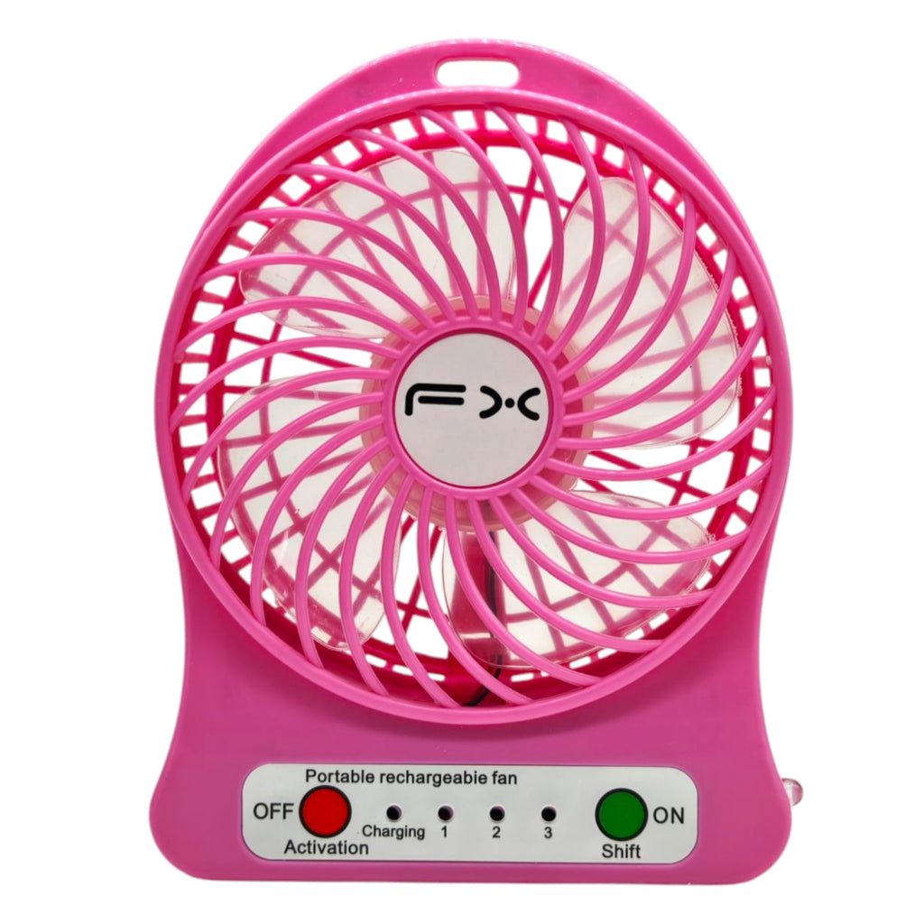 Mini Ventilador Portátil De Pila Recargable FX