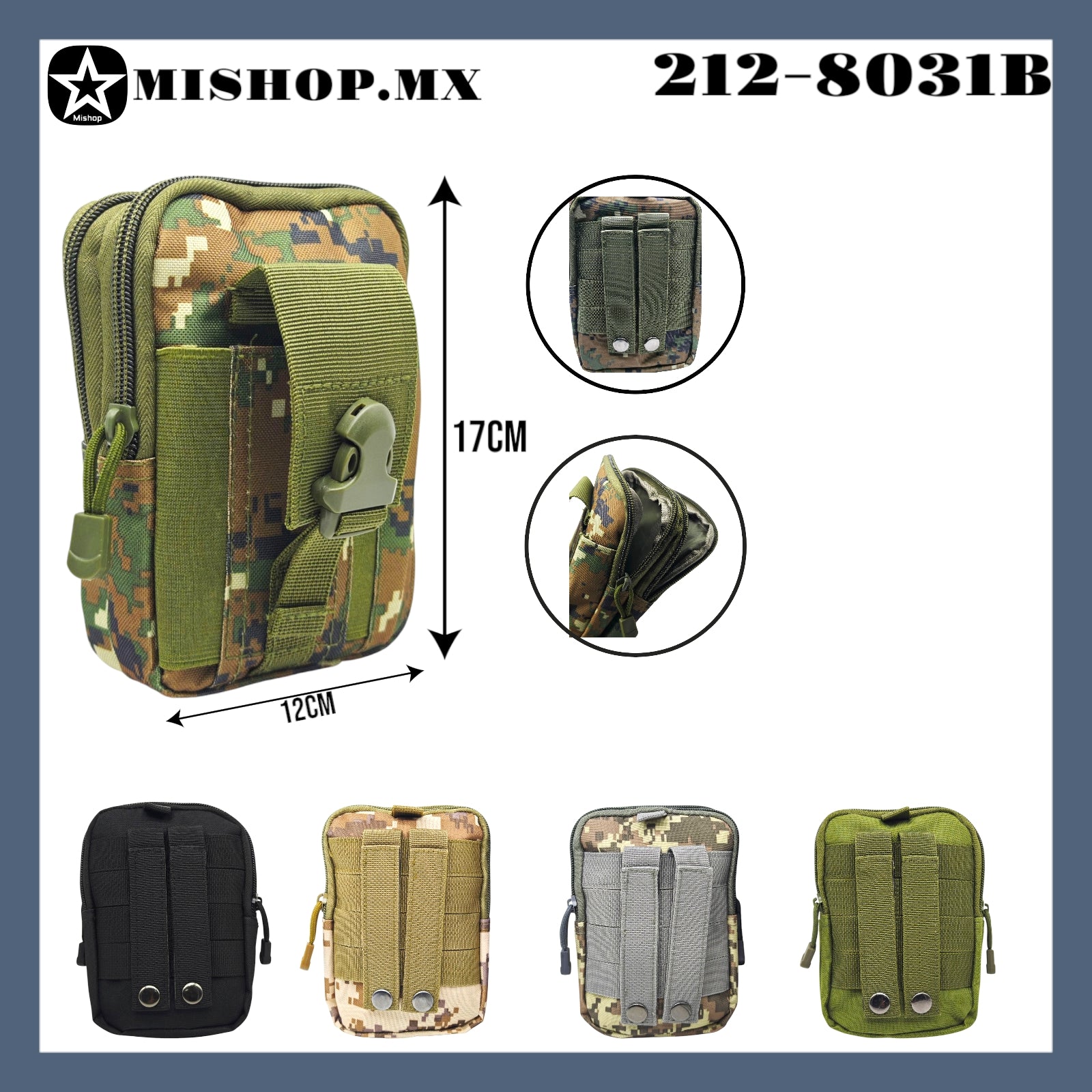 Bolso Porta Celular Tactico LJK Imagen principal del producto
