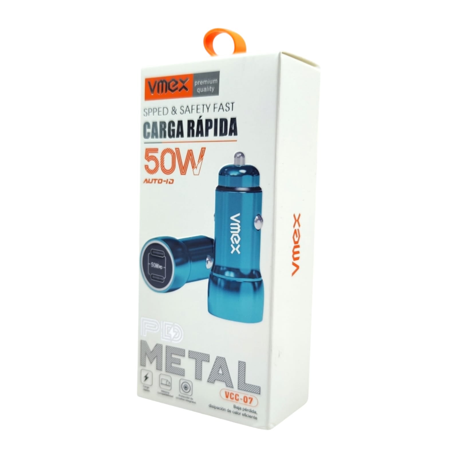 Cargador Para Carro Plug in VMEX VCC-07 TC Imagen principal del producto