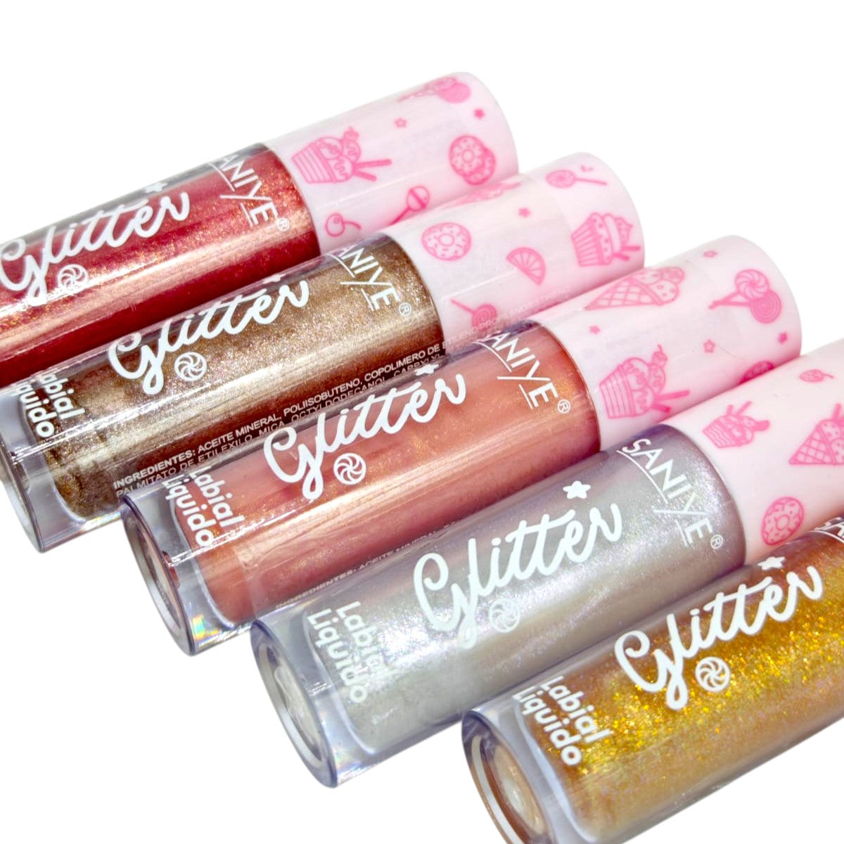 Brillo labial con glittler saniye L1335 Imagen secundaria del producto