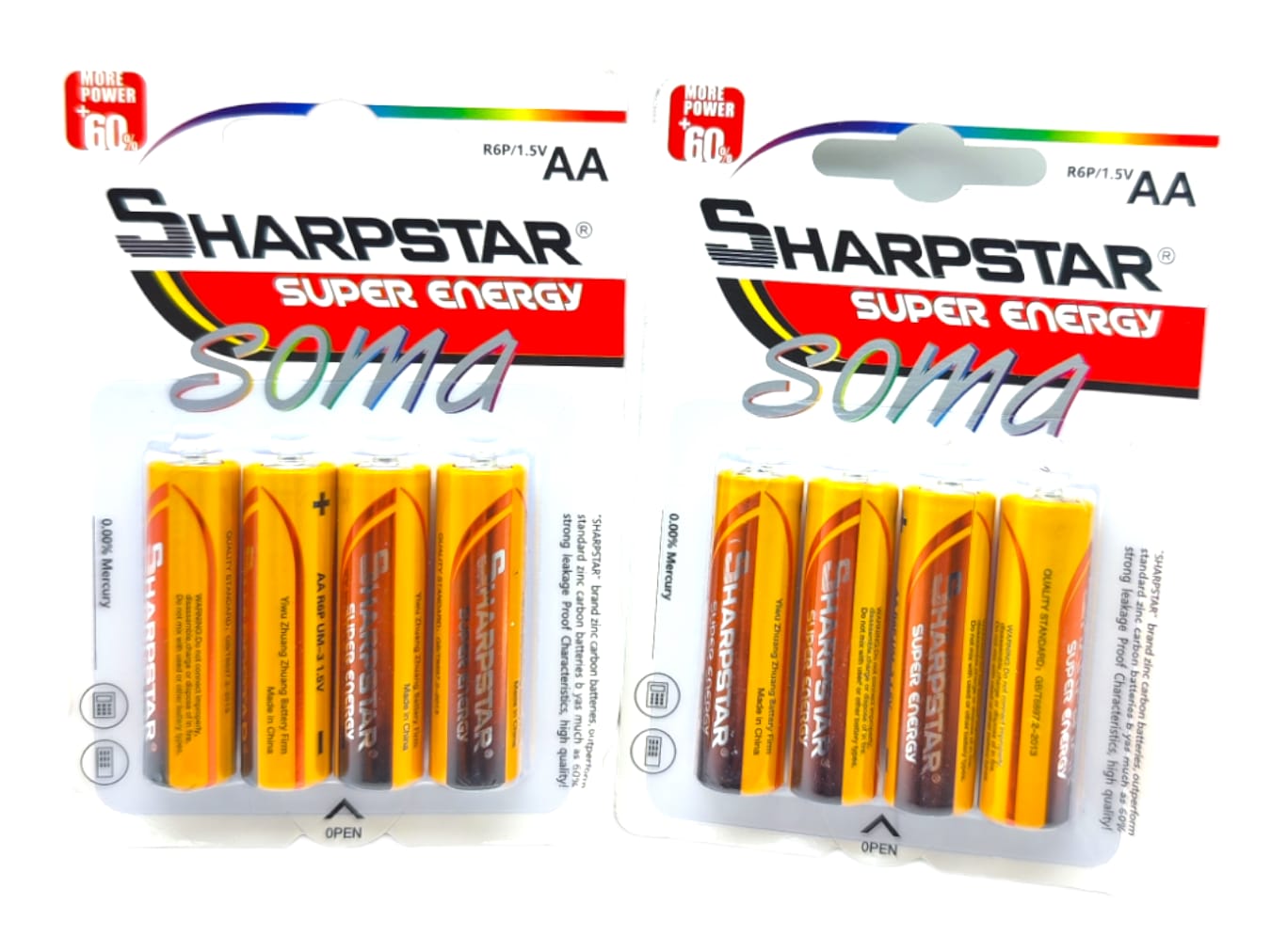 PILA AA SHARPSTAR  ZENYU SHA-4B-AA RED Imagen principal del producto