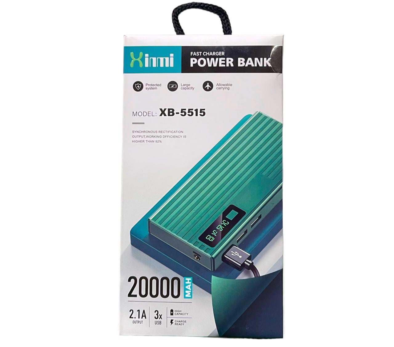 Power Bank Portatil 20000 mAh XINMI XB-5515 Imagen principal del producto