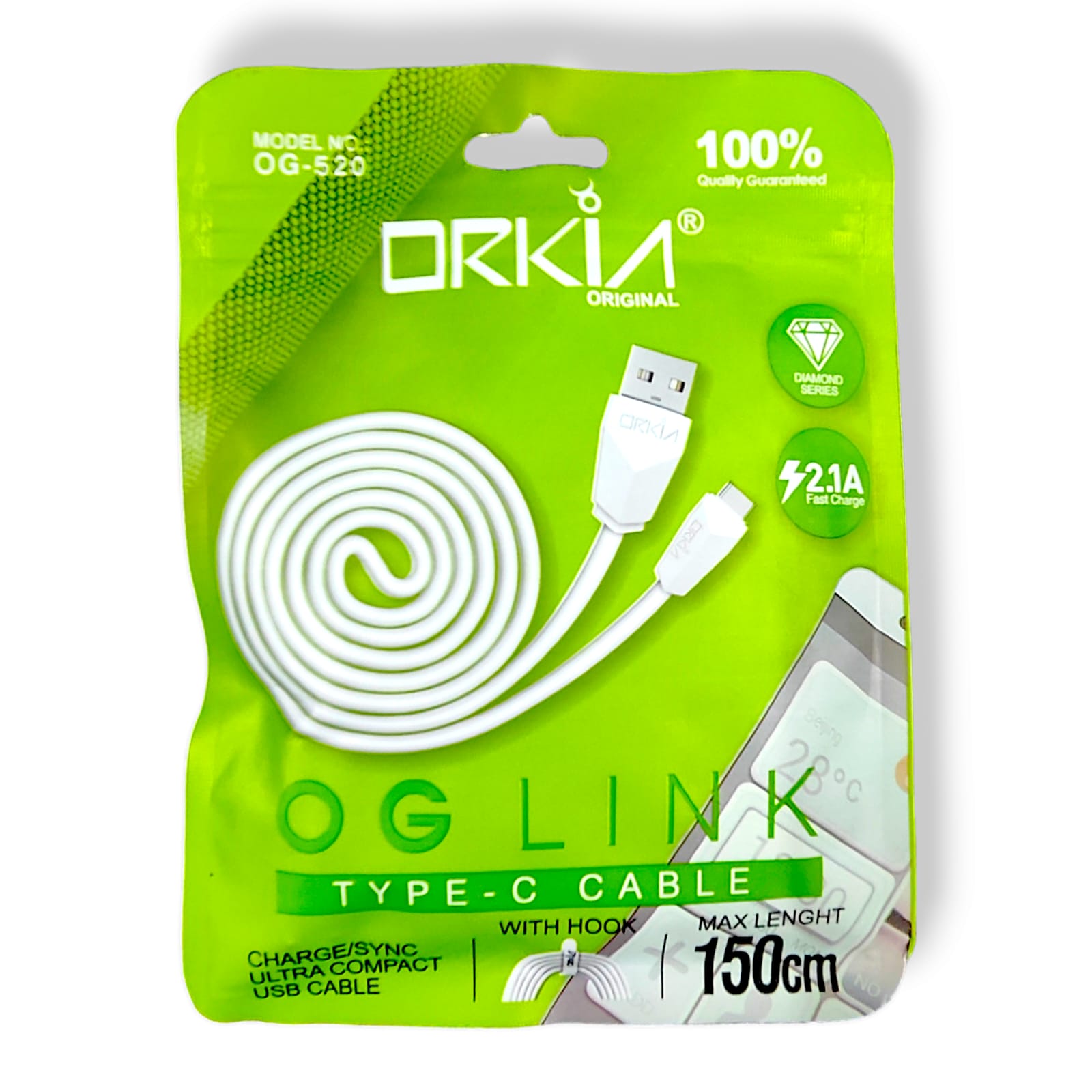 Cable TIPO C ORKIA VMEX Xc-18120 Imagen principal del producto