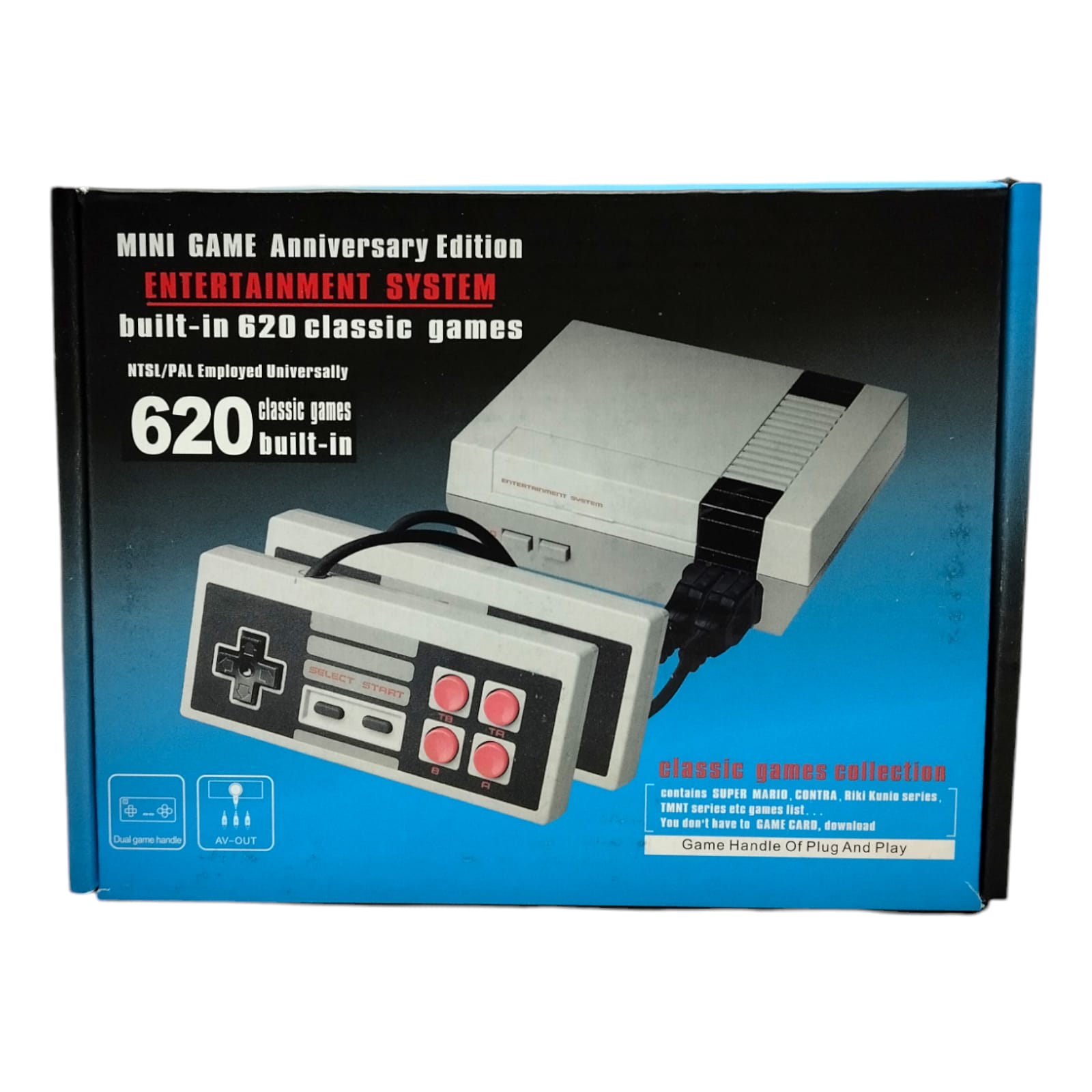Mini Consola Retro Videojuegos Clásica 620 Juegos YASUHISA 	Consola.620 Imagen principal del producto