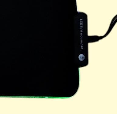 Tapete para teclado con luz led MOPAD-02 Imagen secundaria del producto