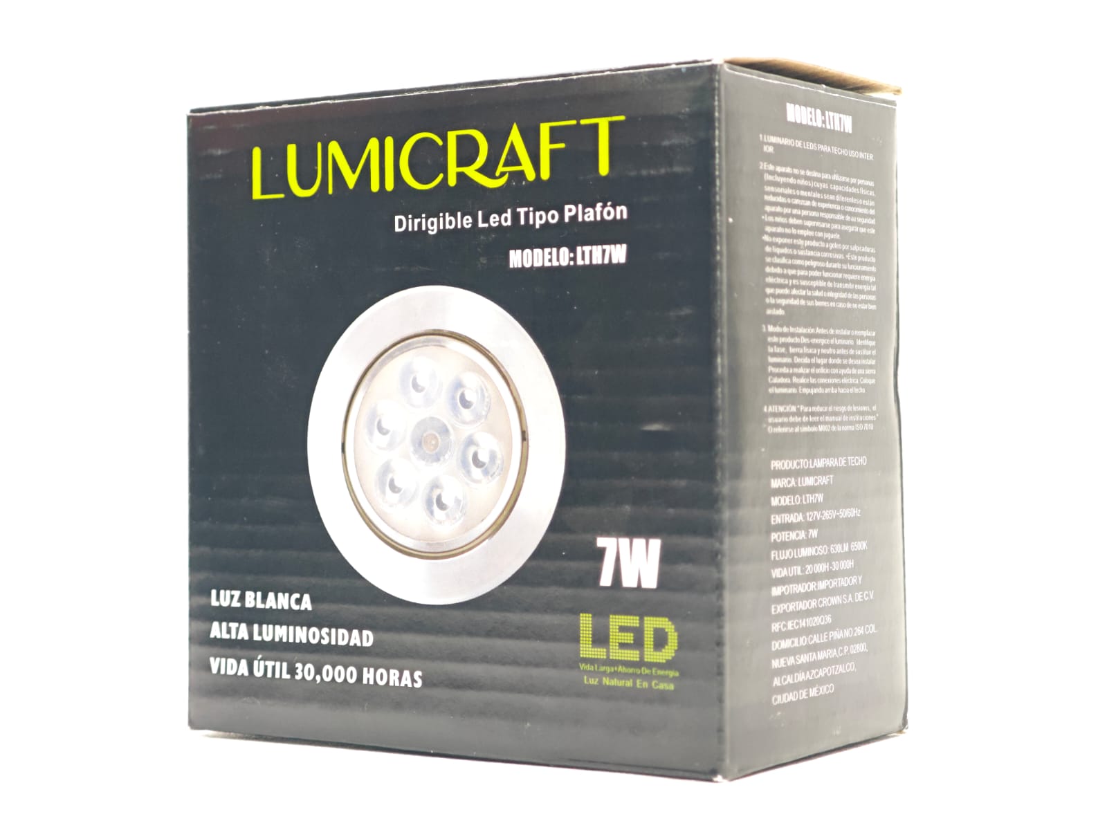 Lampara de Empotrado Dirigible LTH7W LUMICRAFT Imagen principal del producto