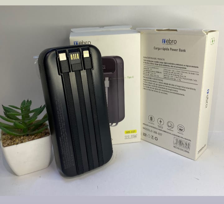 PowerBank 20,000mAh - WB-037 Imagen principal del producto
