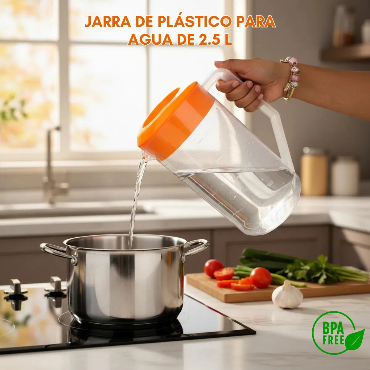 JARRA TRANSPARENTE 2.5L Imagen principal del producto