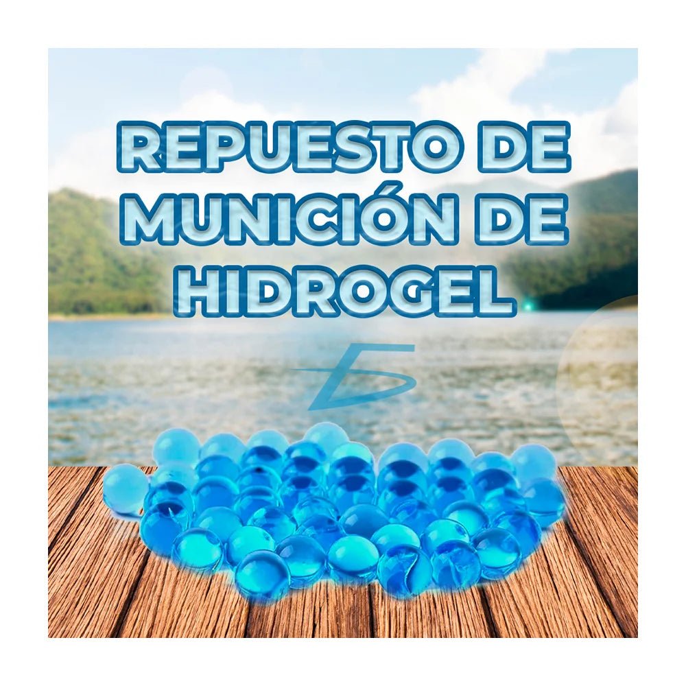Sobre de bolitas de hidrogel color azul para pistolas de hidrogel / jug.g888 Imagen principal del producto