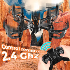 Dron helicóptero a control remoto 2.4ghz con desplazamiento de 360 grados, variedad de colores - jug.wrj01
