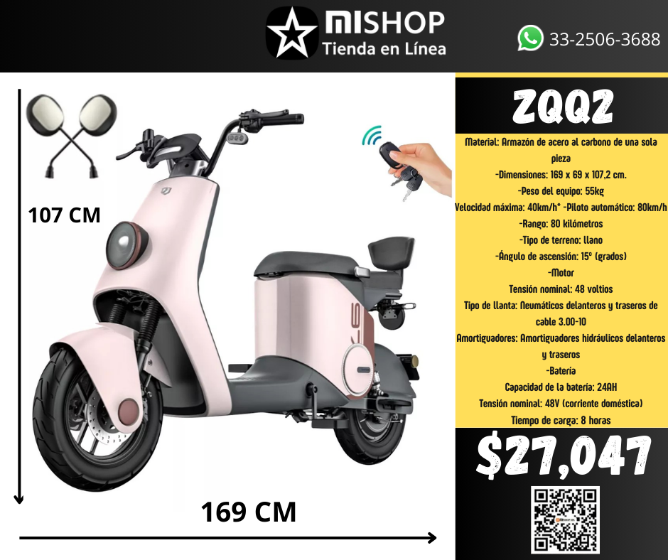 Moto Bici Electrica ZQQ2 ( INNO5) Imagen principal del producto