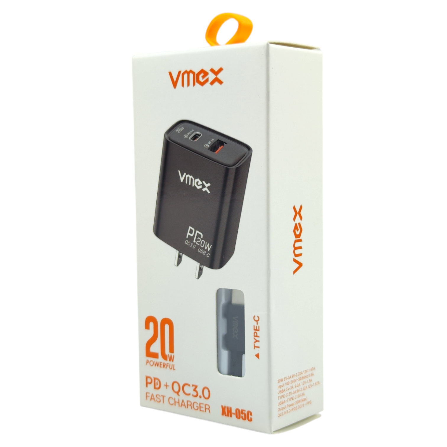 Cargador De Carga Rapida LIGHTNING o TIPO C VMEX XH-05C Imagen secundaria del producto