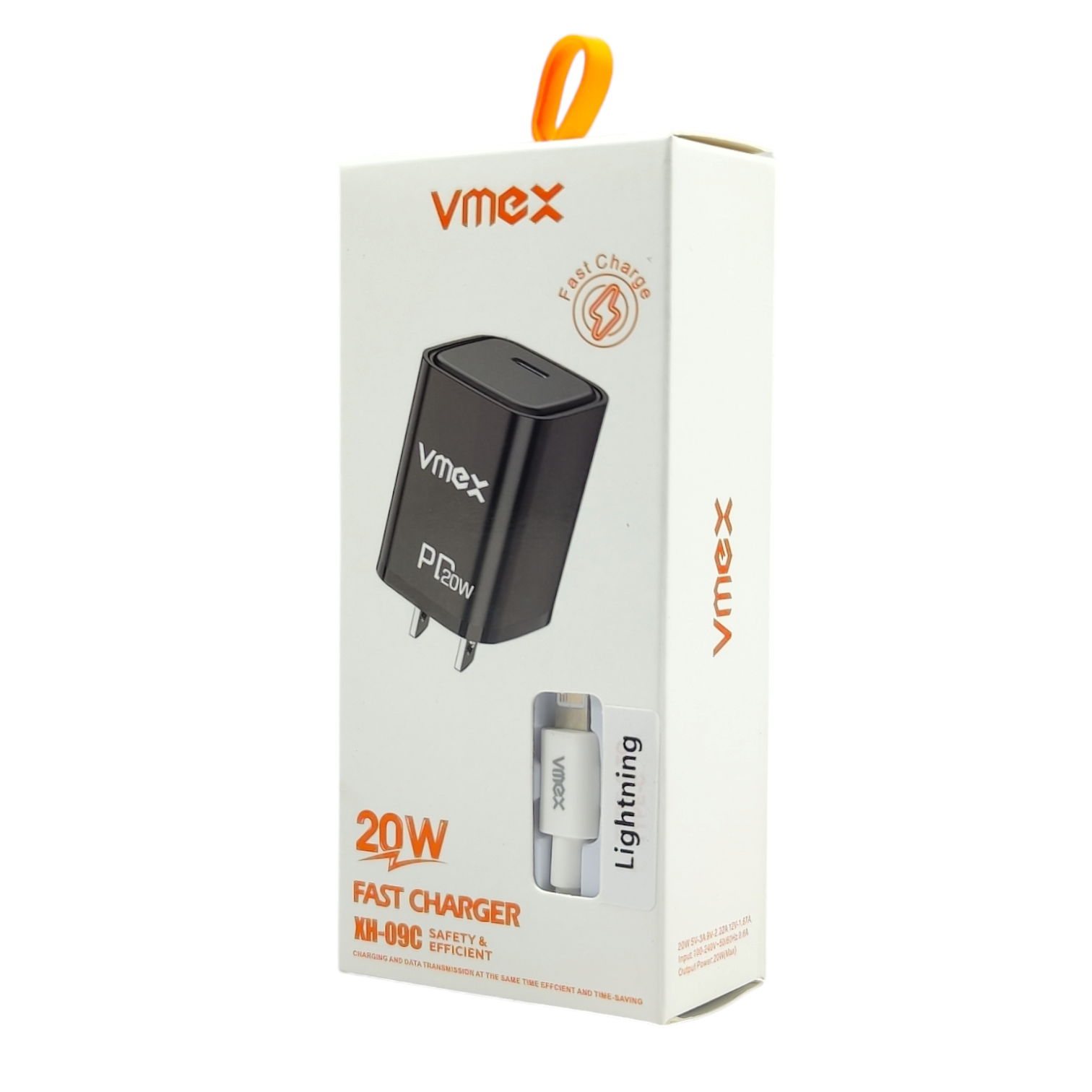 Cargador Rapido 20W TIPO C o LINGHTNING VMEX XH-09C. Imagen principal del producto