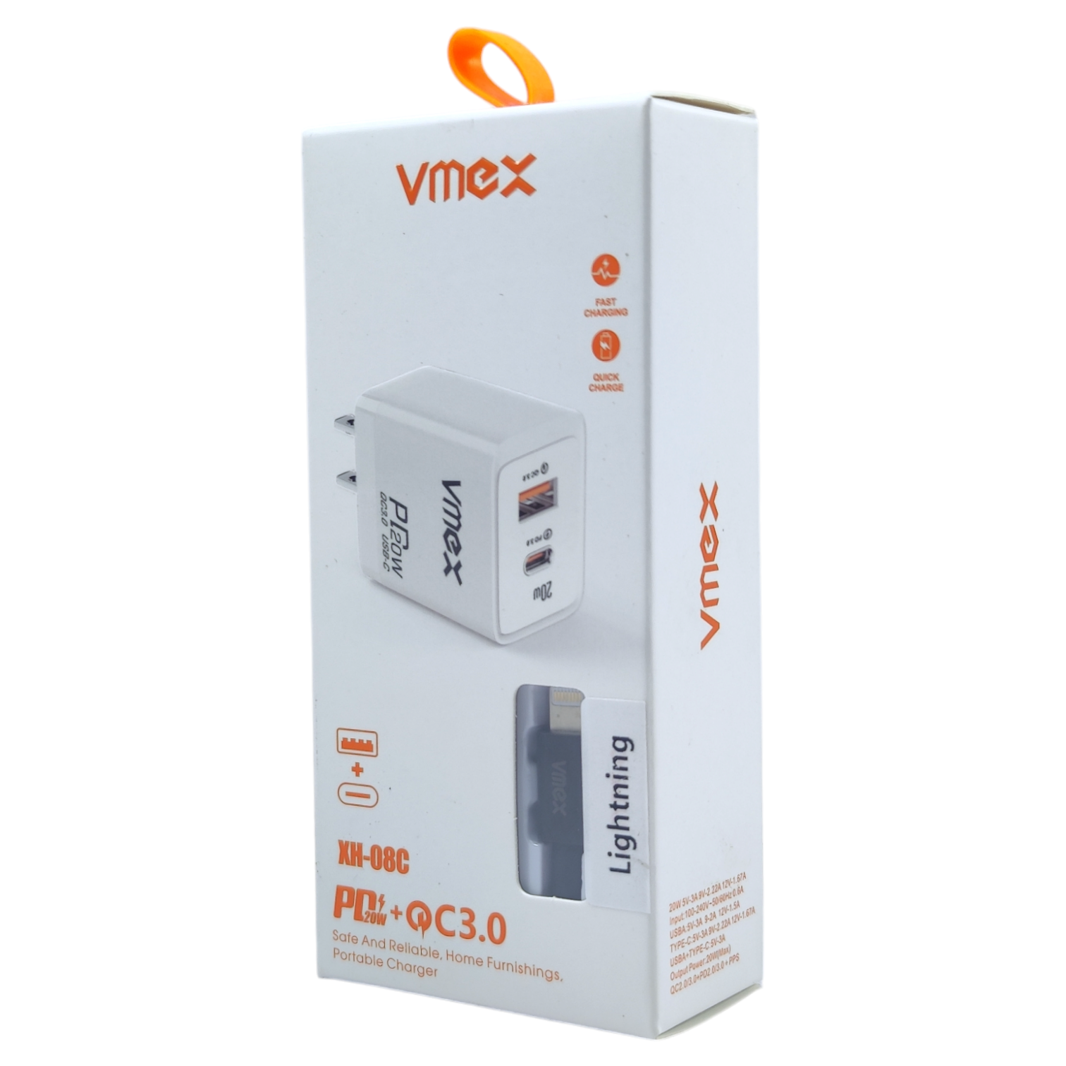 Cargador De 20W De Dos Entradas VMEX XH-08C Imagen principal del producto
