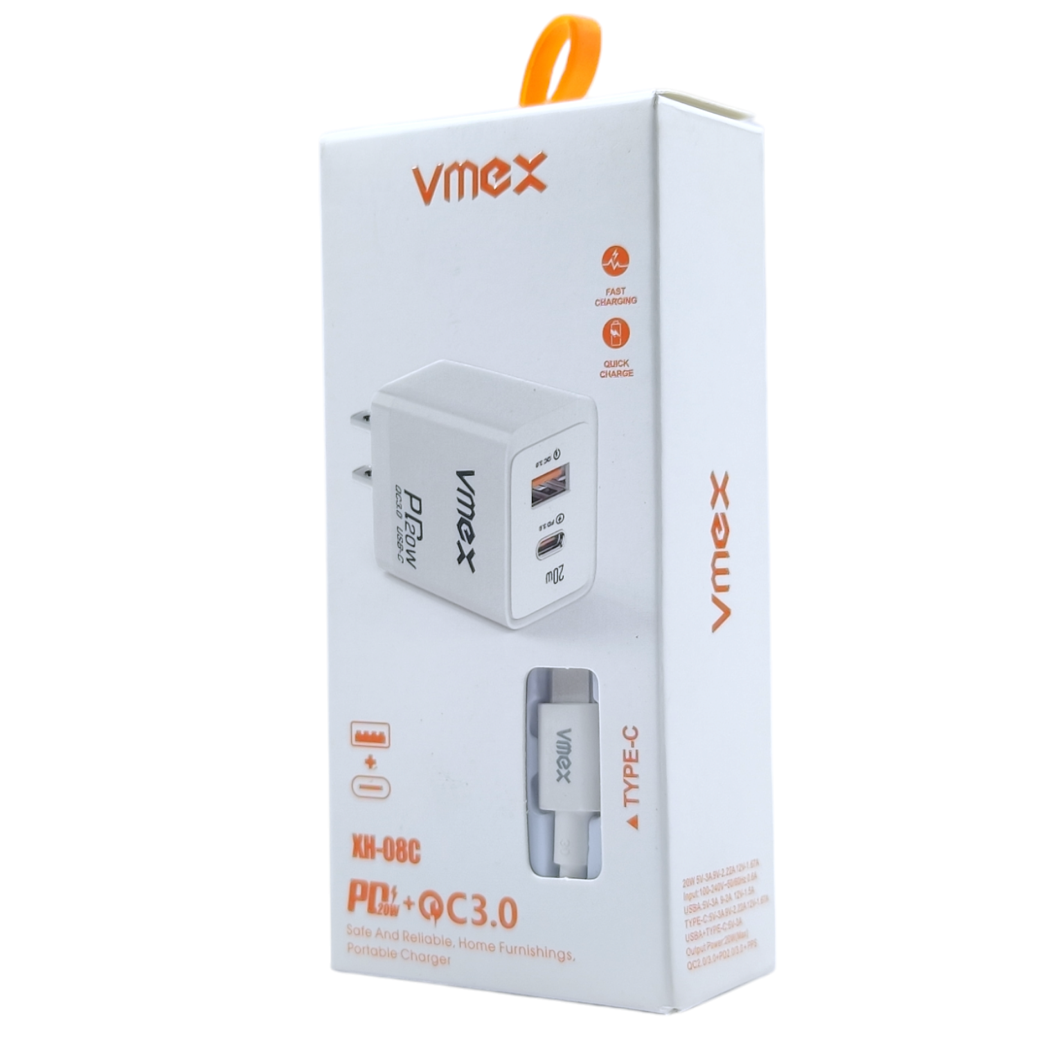 Cargador De 20W De Dos Entradas VMEX XH-08C Imagen secundaria del producto