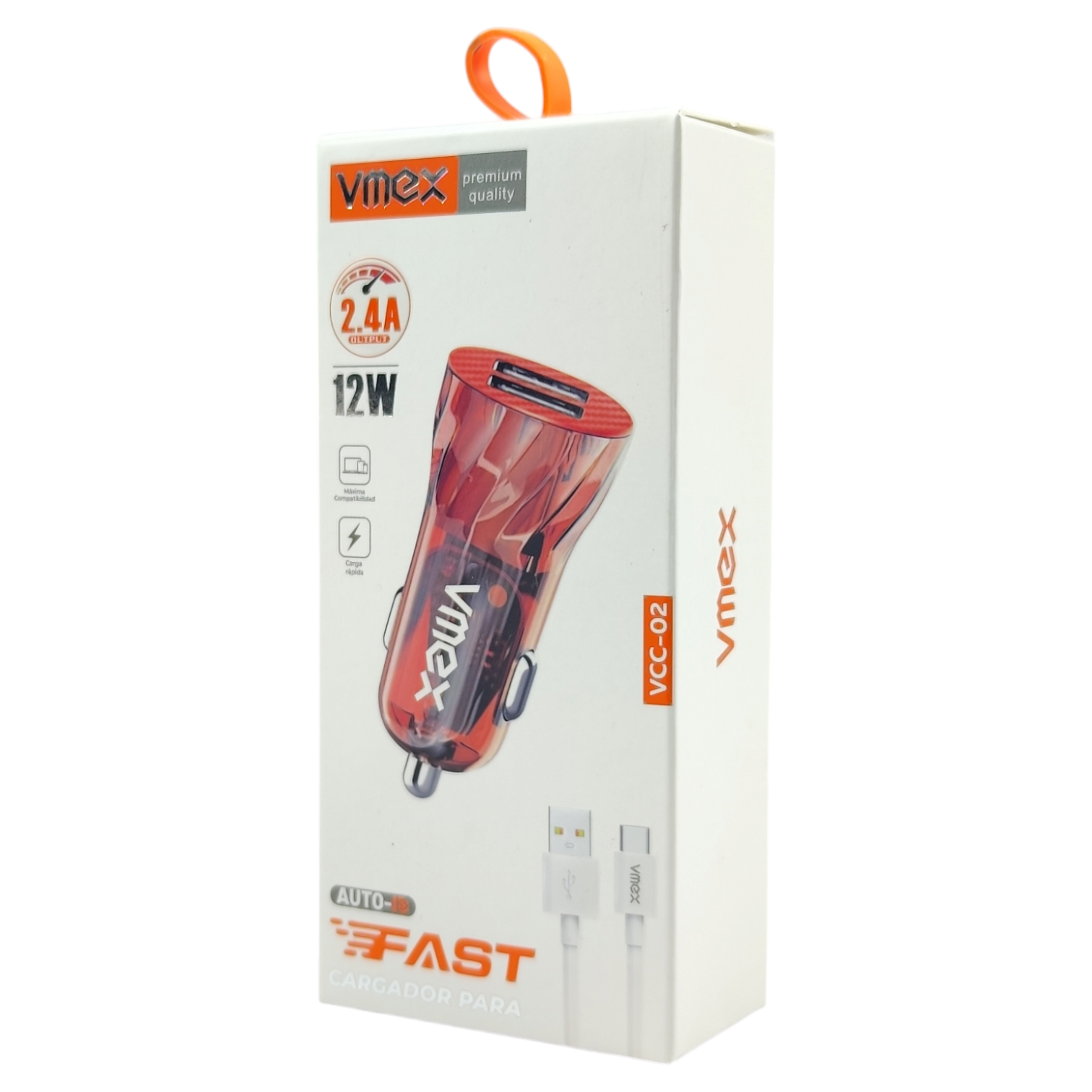 Cargador Para Carro Plug in VMEX VCC-02 Imagen principal del producto
