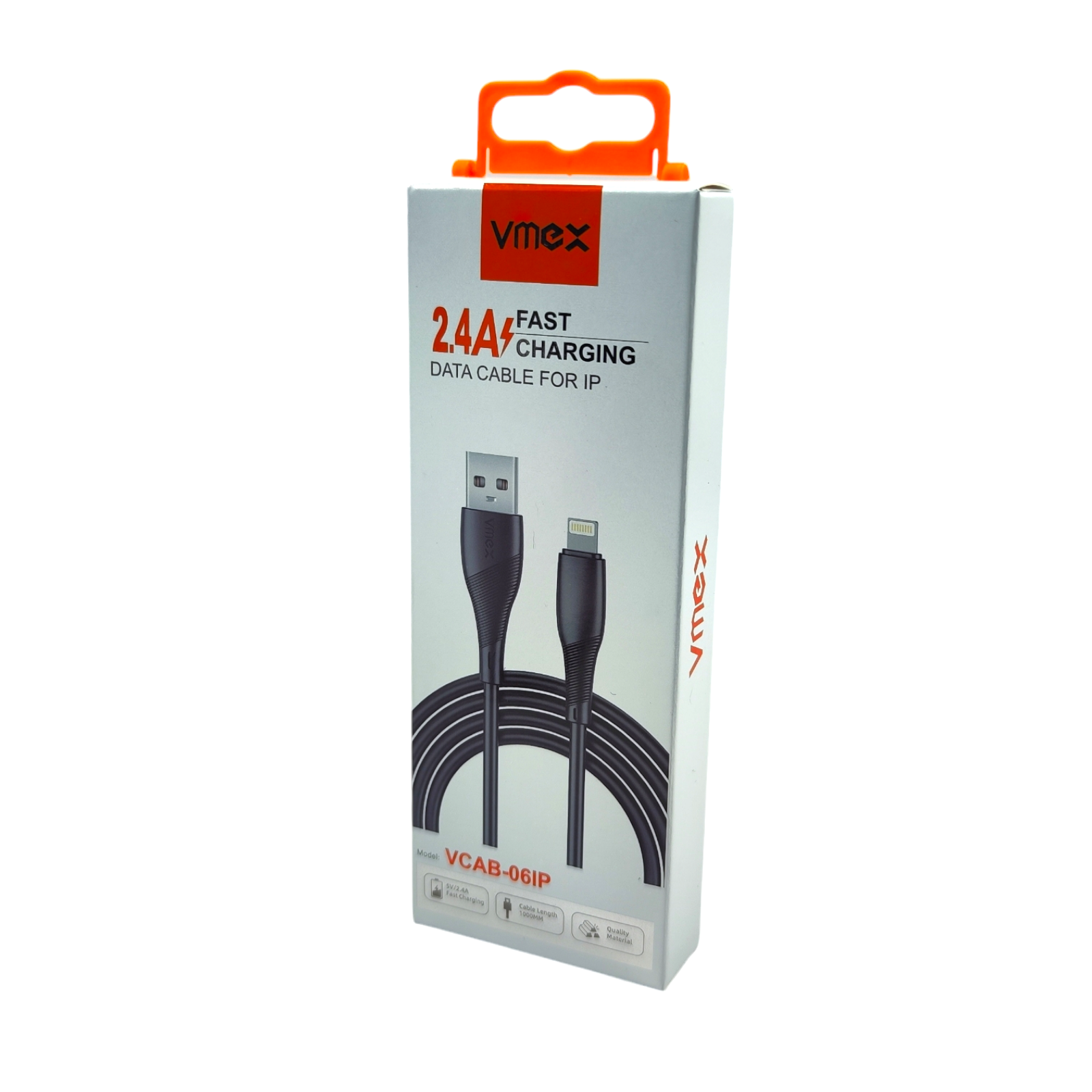 Cable USB A Lightning  1.M VMEX VCAB-06-IP Imagen principal del producto