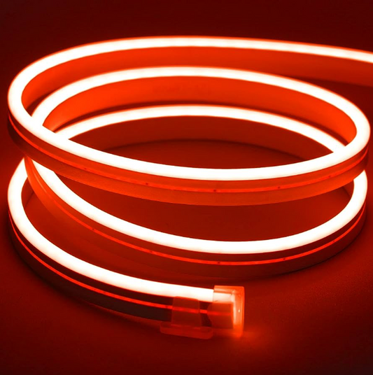 Tira Led Neon Color Rojo  2835R12V