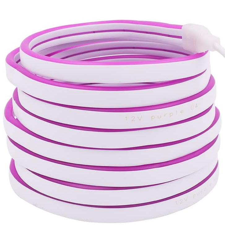Caja 20 pz Tira Led Neon Color Rosa 2835P12V Imagen secundaria del producto