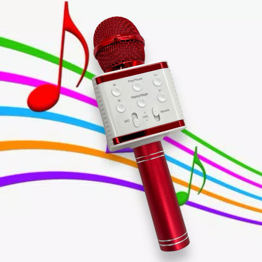 CDMX - Micrófono Karaoke Rojo