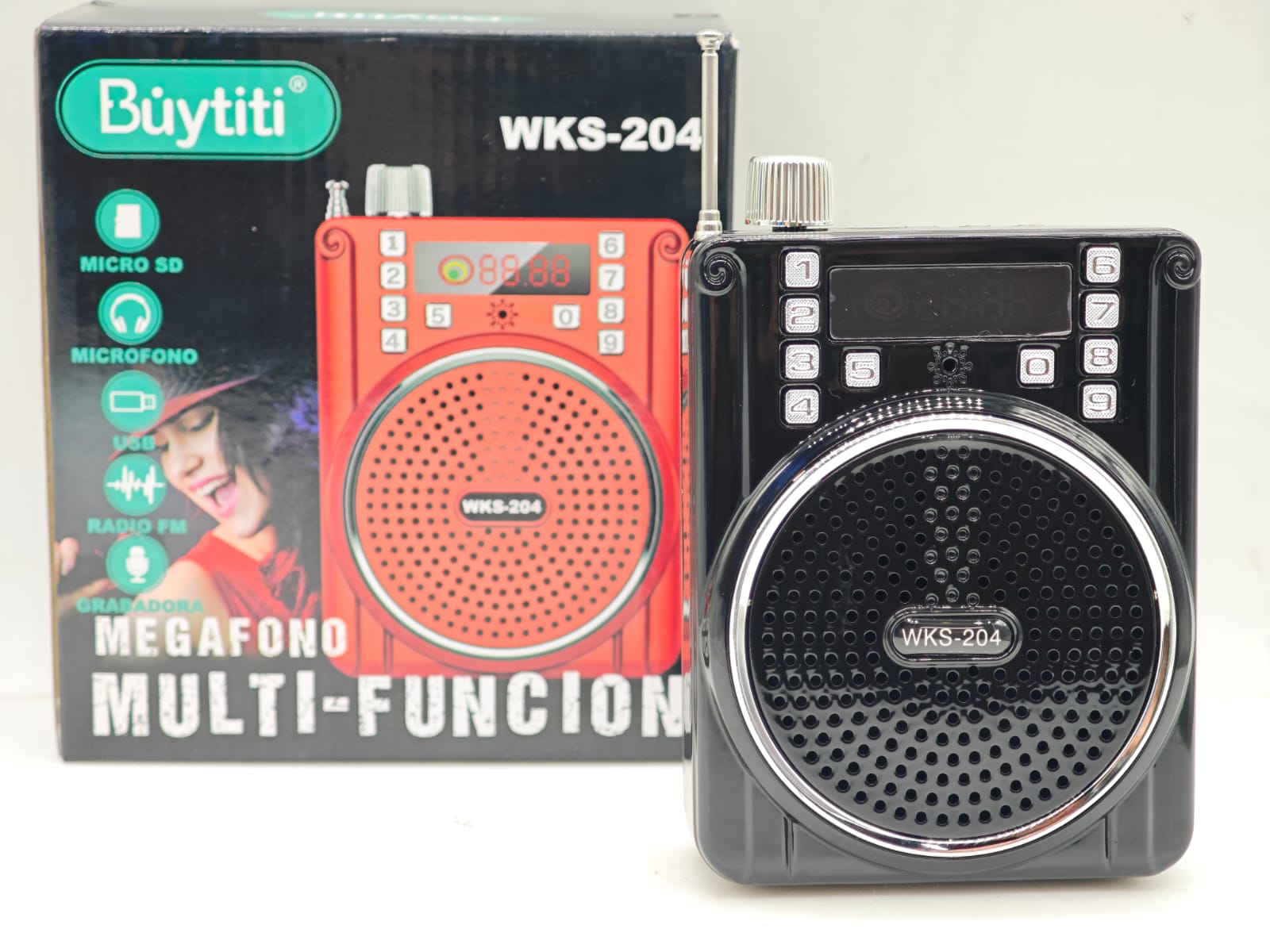 Bocina Radio portatil WKS-204