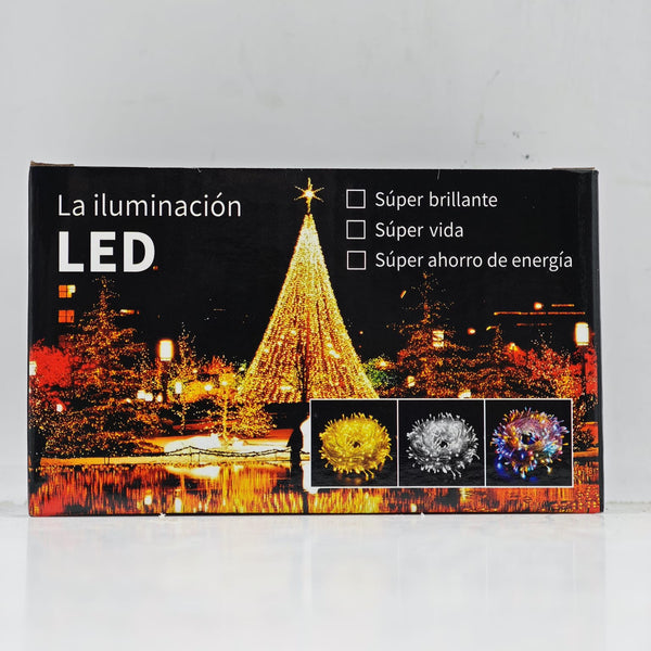 SERIE DE LUZ NAVIDEÑA 100 LED rgb 7.5M