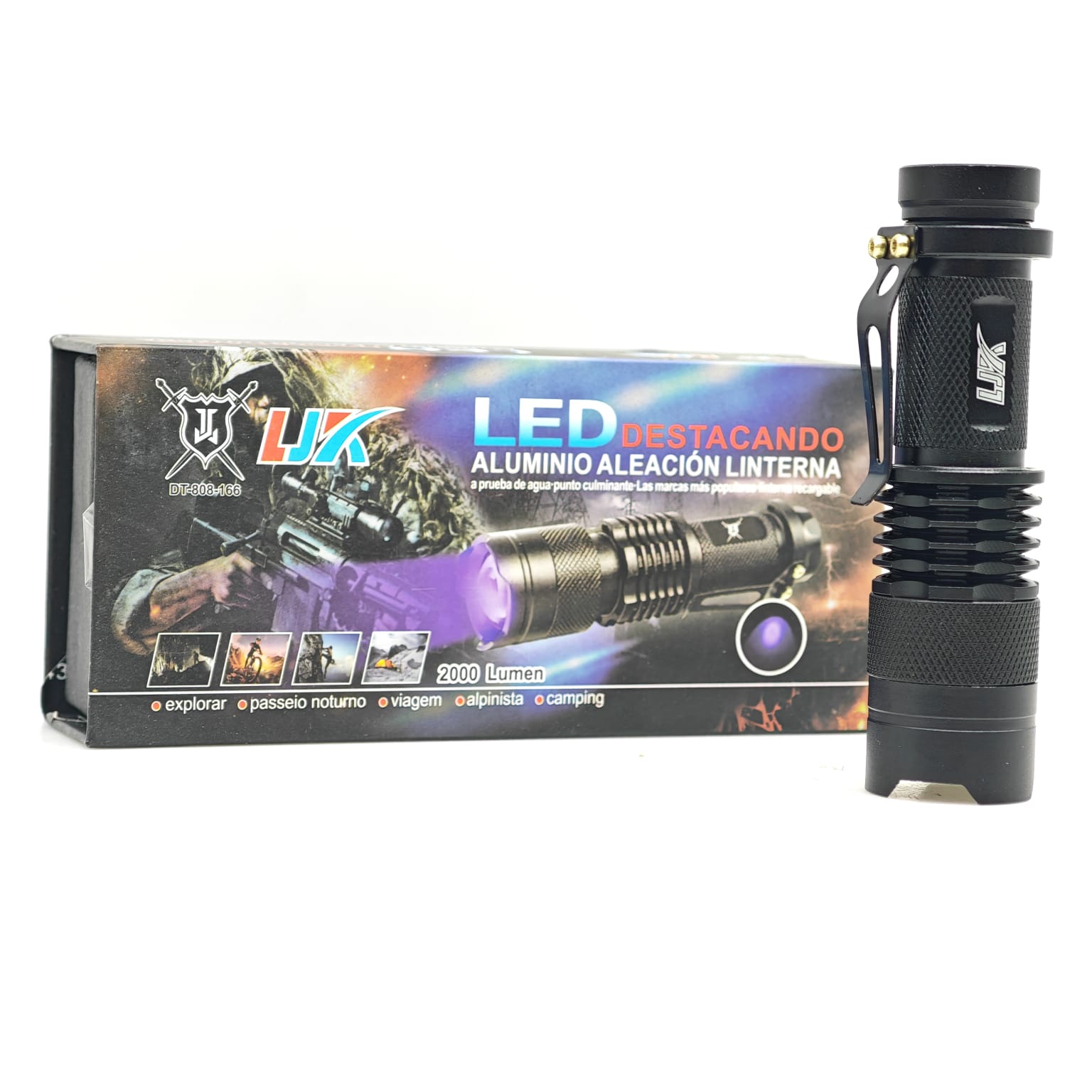 Lampara led luz negra LJK DT-808-166 Imagen secundaria del producto