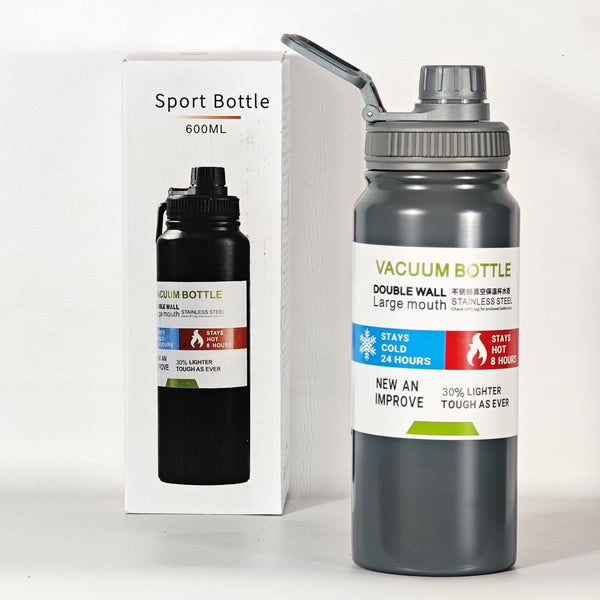 TERMO DE ACERO INOXIDABLE DE 600ML CL-TE600