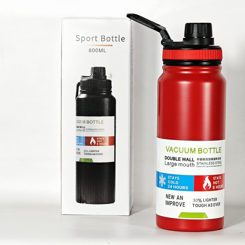TERMO DE ACERO INOXIDABLE DE 600ML CL-TE600