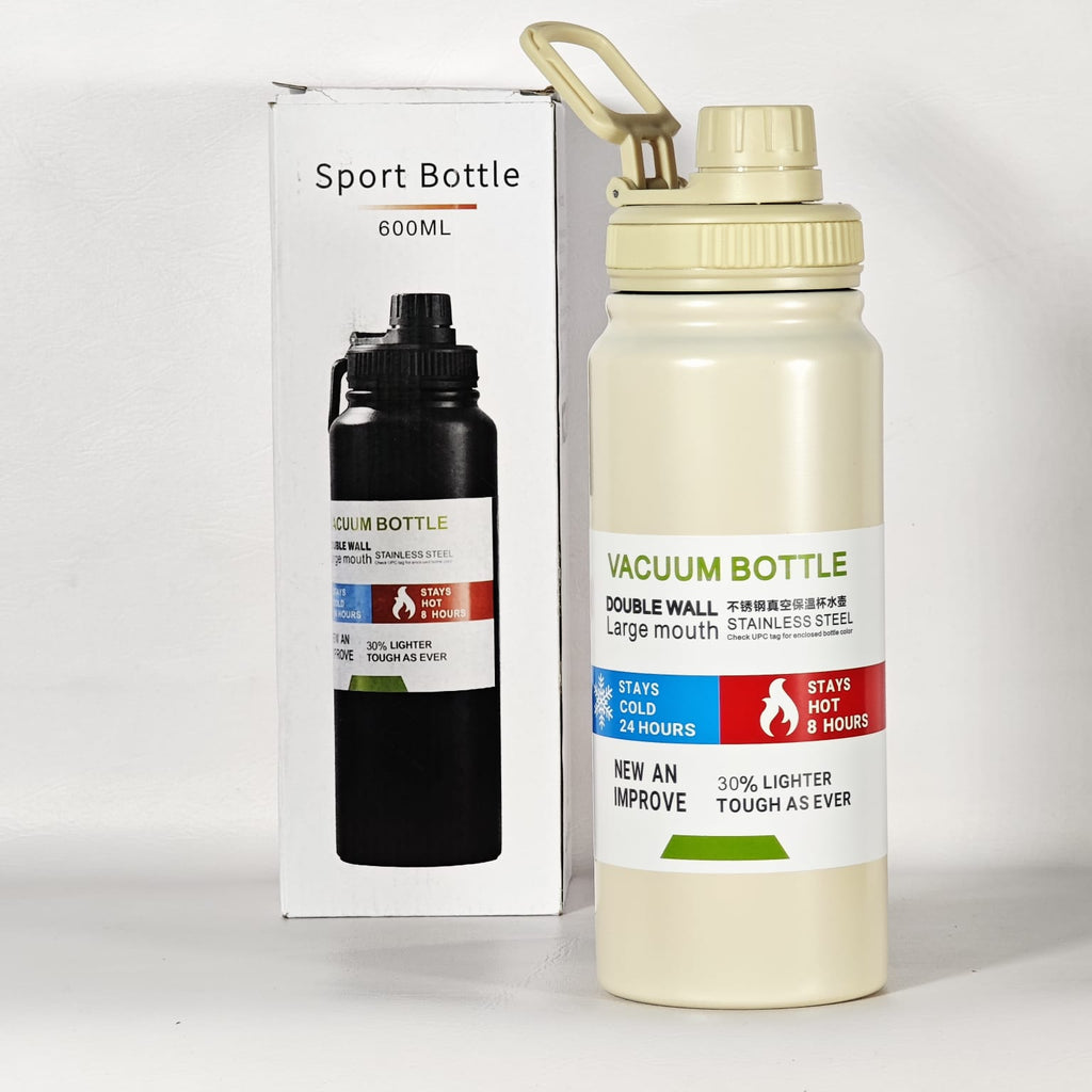 TERMO DE ACERO INOXIDABLE DE 600ML CL-TE600