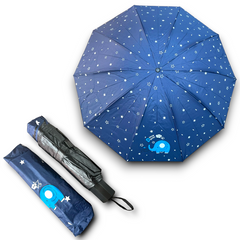 CDMX - Paraguas Plegable con Diseño De Dibujos Animados Protección Solar UV y Lluvia