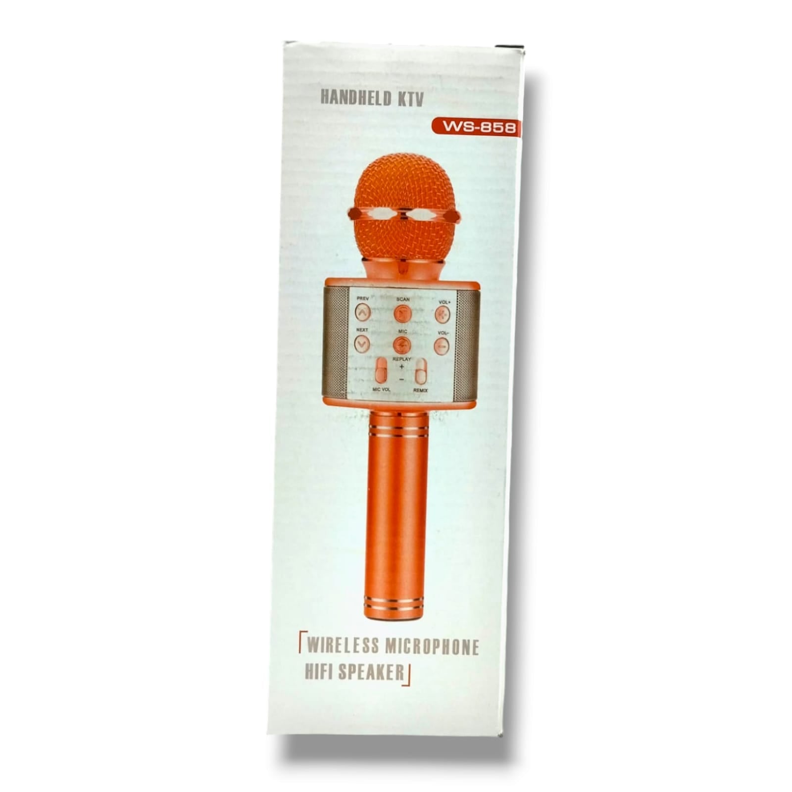 Microfono multifuncional con bocina WS-858MICROFONO MIC-01 Imagen principal del producto
