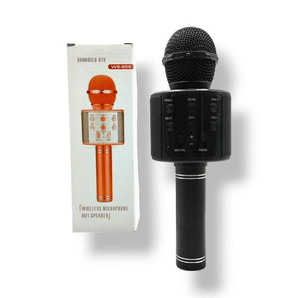 Microfono multifuncional con bocina WS-858MICROFONO MIC-01