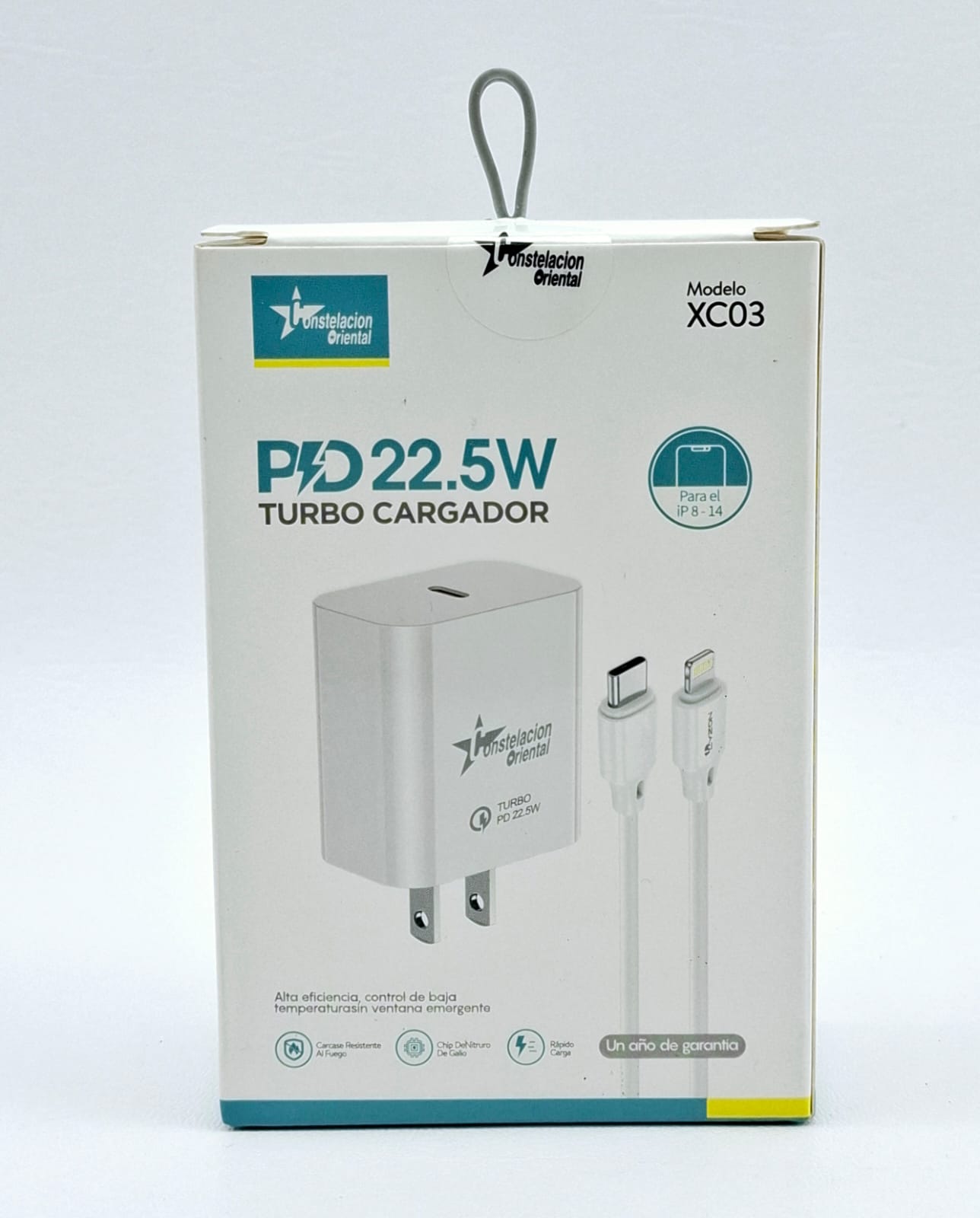COMBO CARGADOR USB-C PARA IPHONE CONSTELACION ORIENTAL XC03IP Imagen secundaria del producto