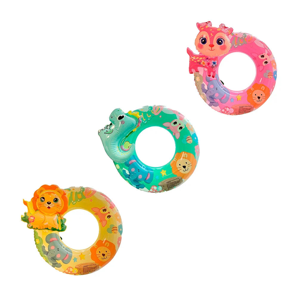 Salvavidas inflable infantil con diseño de animales 3d, 70cm, variedad de modelos / swimming ring - YYQ-305 Imagen principal del producto