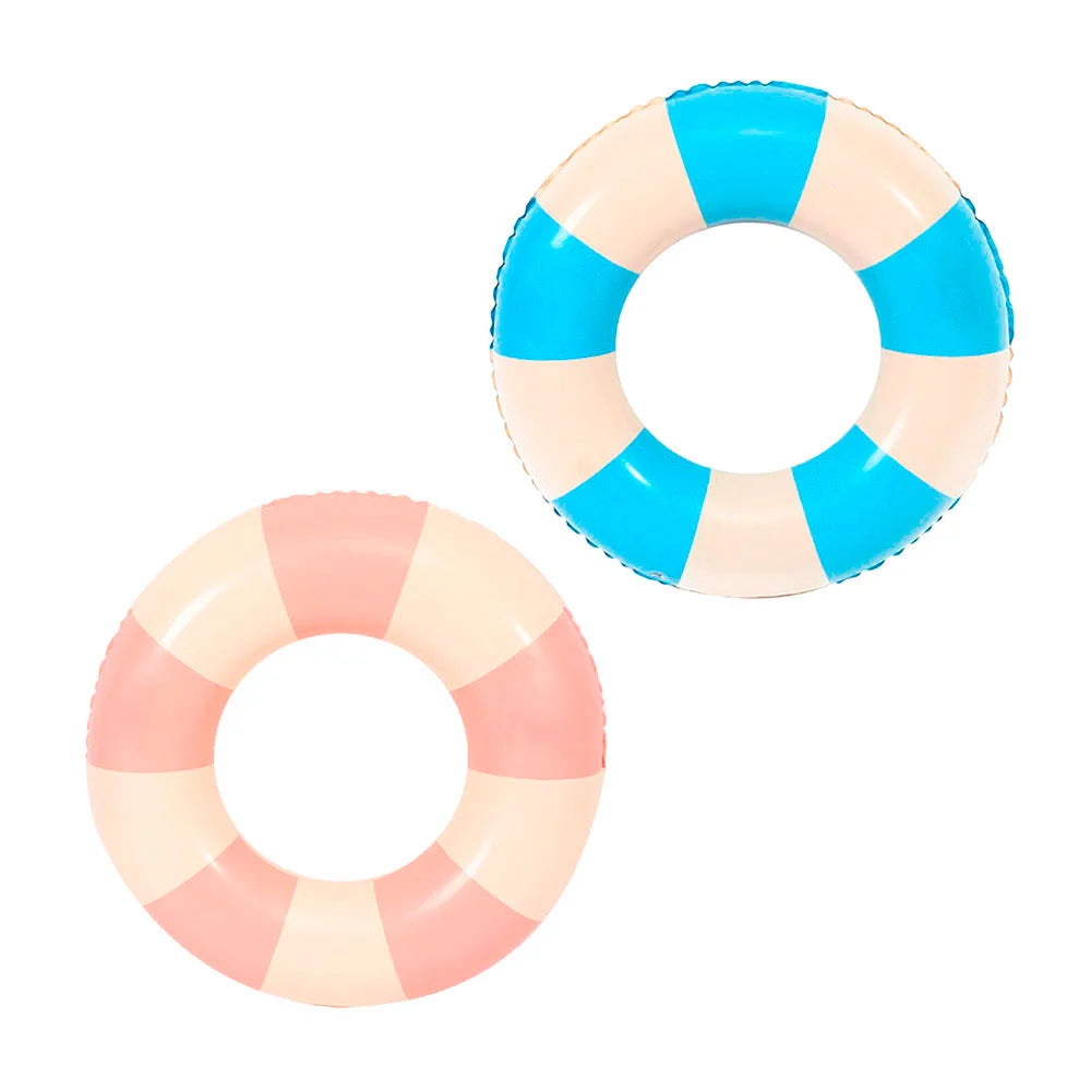 Salvavidas inflable con estampado de franjas, 60cm, variedad de colores / swimming ring - YYQ-310 Imagen principal del producto
