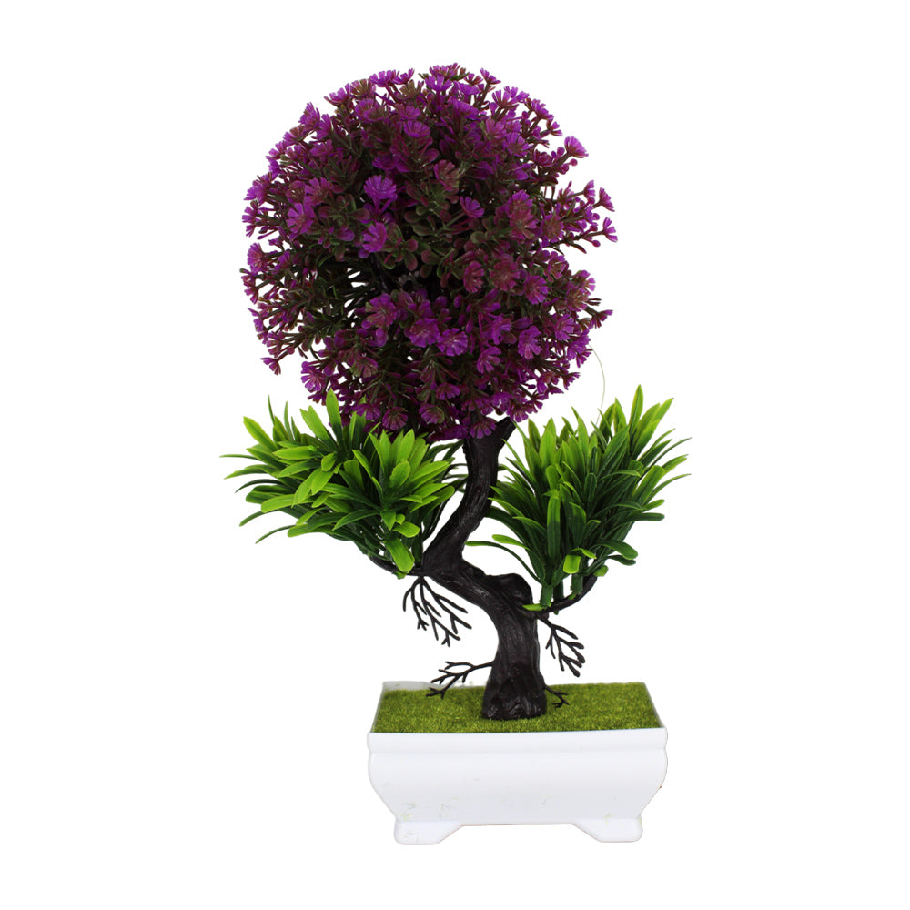 Maceta de plástico con árbol artificial estilo Bonsái ZY-PZ115