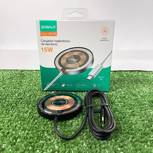 Cargador Inalambrico Escritorio  SABALA NE-103 10 PIEZAS