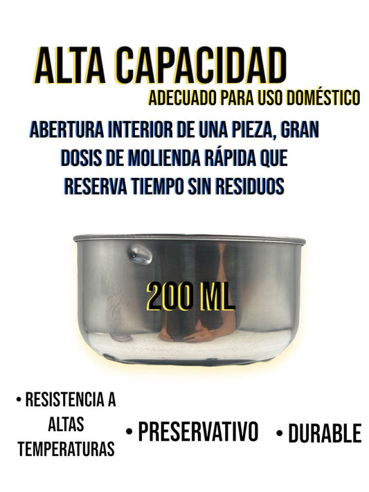 CDMX - MOLINILLO PARA CAFE ELECTRICO DE ACERO INOXIDABLE