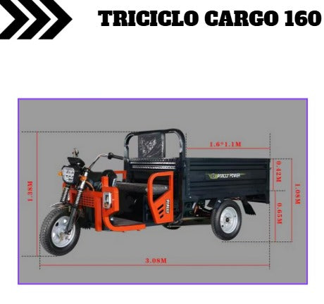 TRICICLO CARGO 160 PIALLI Imagen principal del producto