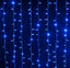 Luces Navideñas Cascada Luz Azul 100 Focos YASUHISA DP-1070