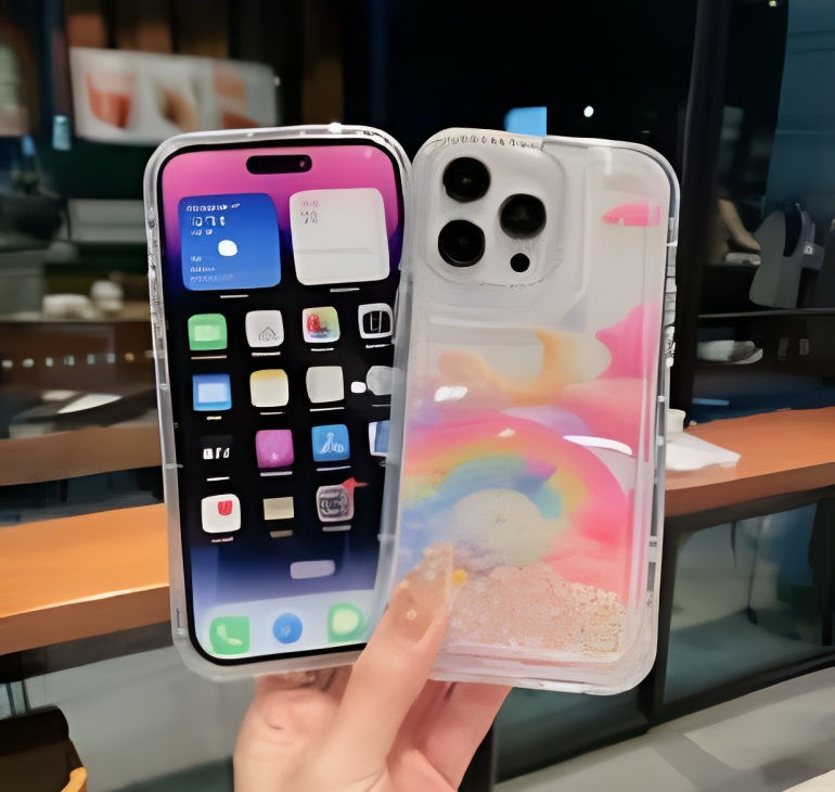 Funda Arcoíris Movidiza INCLUYE FUNDA 9D Imagen principal del producto