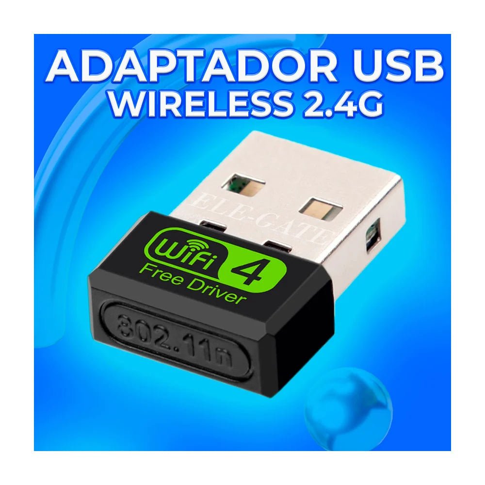 Adaptador inalámbrico usb2.0 wifi de 150mbps 100m 2.4ghz - wl.06d - Mishop Mexico
