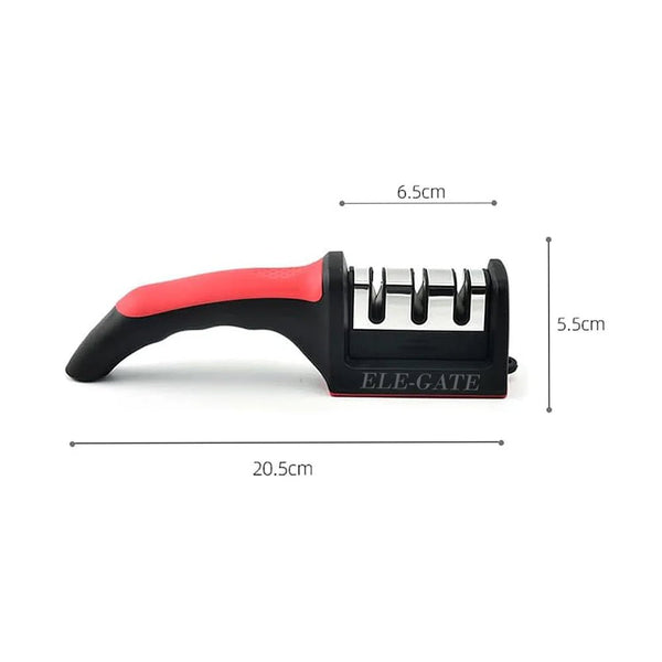 Afilador profesional desmontable y antiderrapante para cuchillos con piedra de tungsteno - CON.152.3 - Mishop Mexico