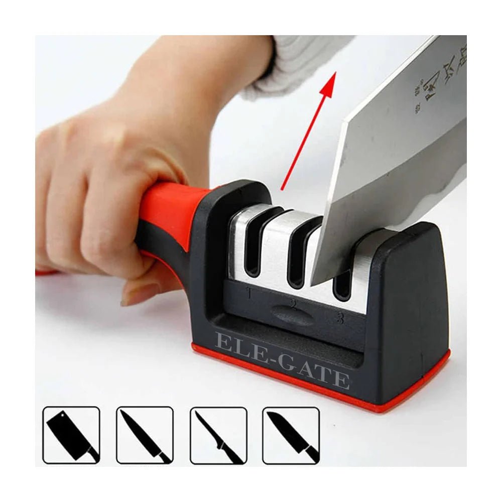 Afilador profesional desmontable y antiderrapante para cuchillos con piedra de tungsteno - CON.152.3 - Mishop Mexico