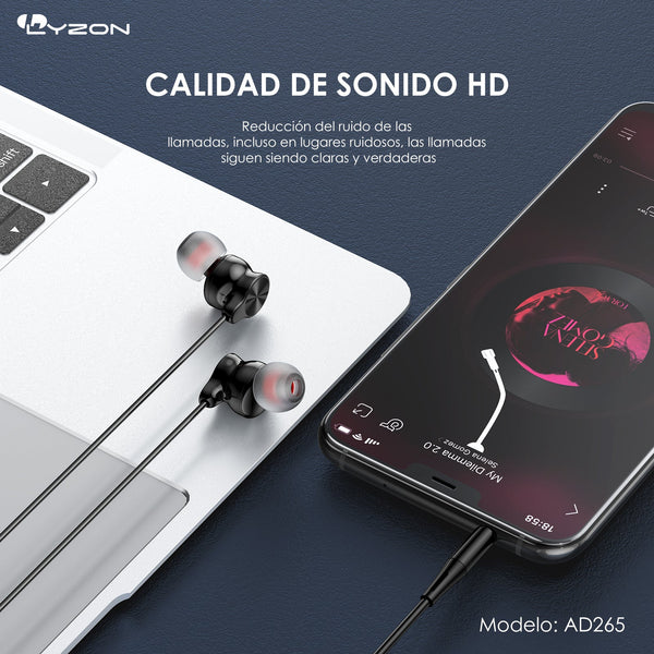 Audifono 3.5MM AD265 - Mishop Mexico
